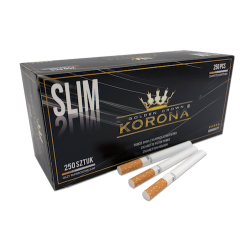 KORONA Slim 250 Cigarette Filter Tubes